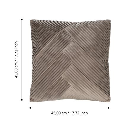 Eglo 420266 - Dekokissen SHOURA 45x45 cm braun