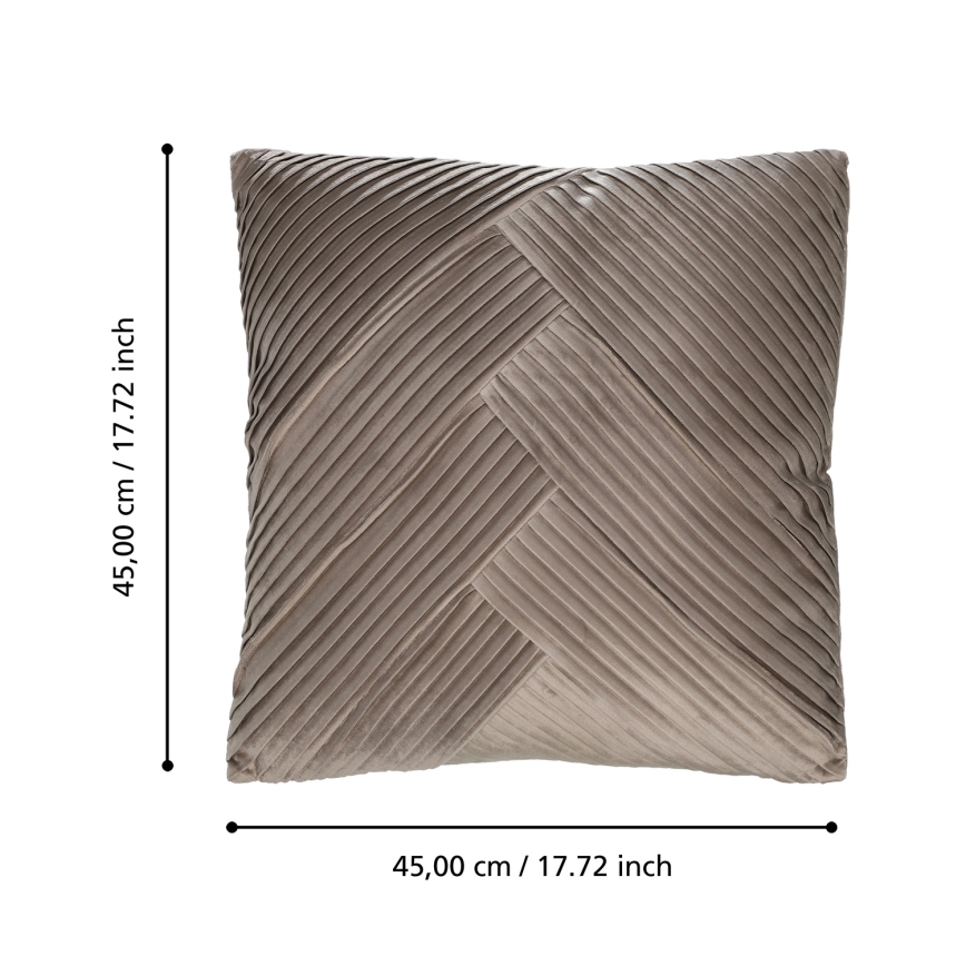 Eglo 420266 - Dekokissen SHOURA 45x45 cm braun