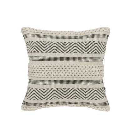 Eglo 420304 - Dekokissen MELUT 45x45 cm Creme/Schwarz