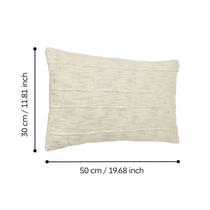 Eglo 420336 - Dekokissen SHILABO 50x30 cm beige