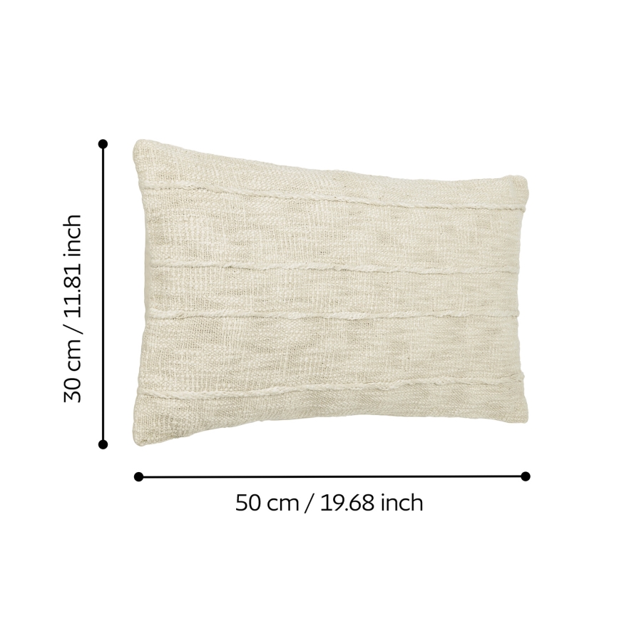 Eglo 420336 - Dekokissen SHILABO 50x30 cm beige