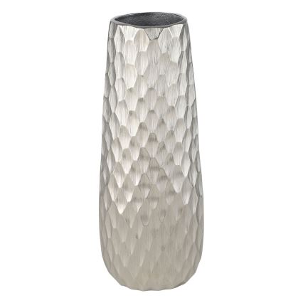 Eglo - Metallvase 31x12 cm silbern