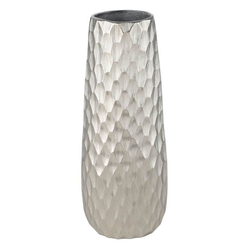 Eglo - Metallvase 31x12 cm silbern