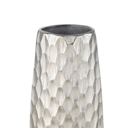 Eglo - Metallvase 31x12 cm silbern
