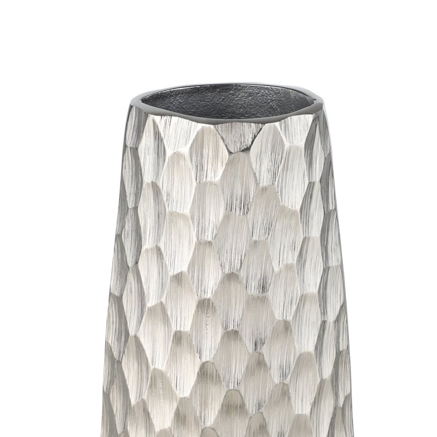 Eglo - Metallvase 31x12 cm silbern