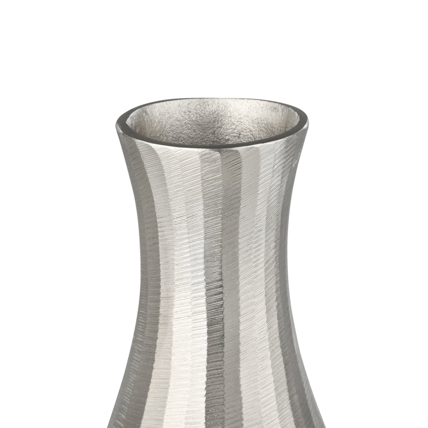 Eglo - Metallvase 28,5x13 cm silbern