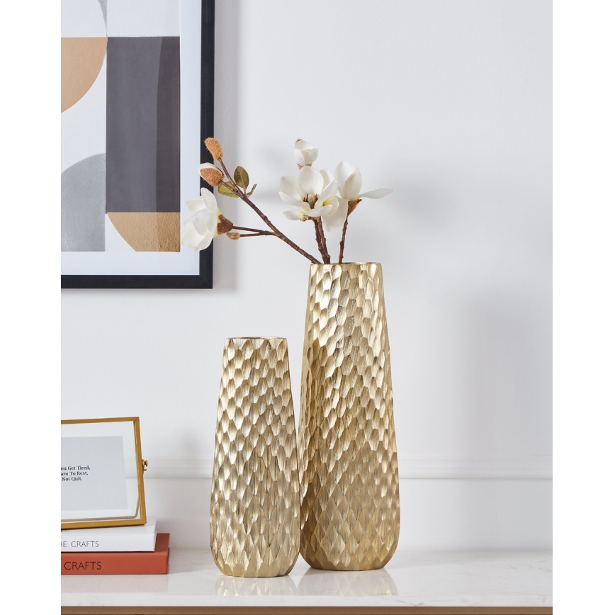 Eglo - Metallvase 40,5x14 cm golden