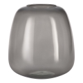 Eglo 421081 - Glasvase DELNITE 24,5x23 cm schwarz/rauchfarben