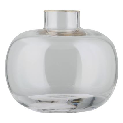 Eglo 421214 - Glasvase SIRANANA 11,8x13 cm klar/goldfarben