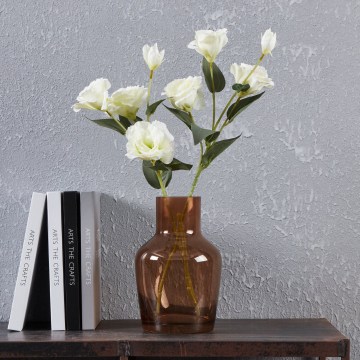 Eglo 421221 - Glasvase SIRANANA 22 x 14,5 cm braun/rauchfarben