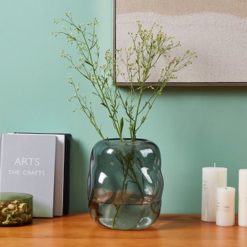 Eglo 421239 - Glasvase MAROSAVA 23x20 cm schwarz/rauchgrau