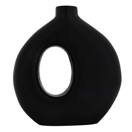 Eglo - Holzvase 16,5x18 cm schwarz