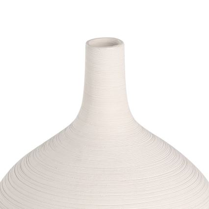 Eglo - Keramik-Vase 22x16 cm weiß/golden