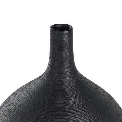 Eglo - Keramik-Vase 22x16 cm schwarz/golden