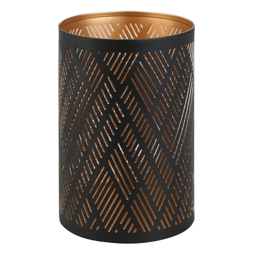Eglo - Kerzenleuchter 15x10 cm schwarz/golden
