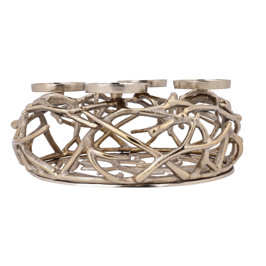 Eglo - Kerzenleuchter 13,5x35 cm golden