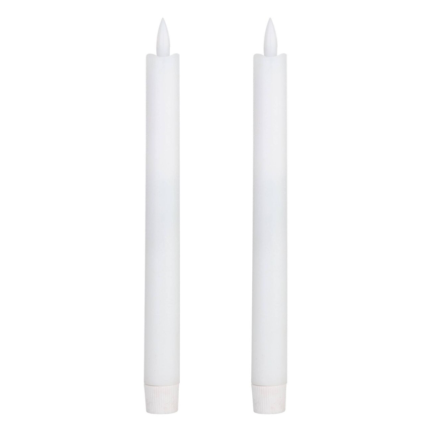 Eglo - SET 2x LED-Kerze LED/1xAAA 24,5 cm weiß
