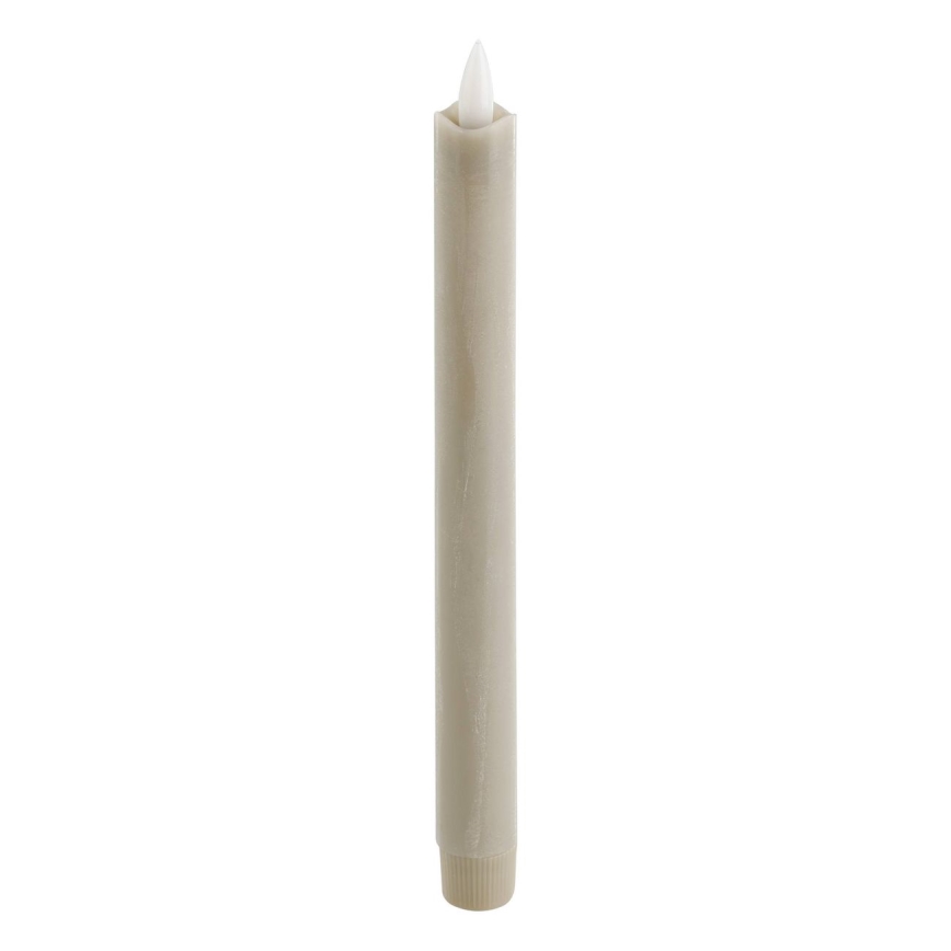 Eglo - SET 2x LED-Kerze LED/1xAAA 24,5 cm beige