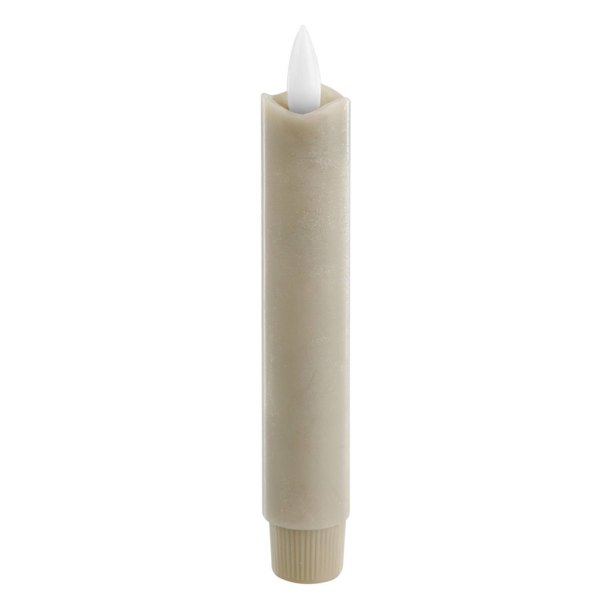 Eglo - SET 2x LED-Kerze LED/1xAAA 15 cm beige