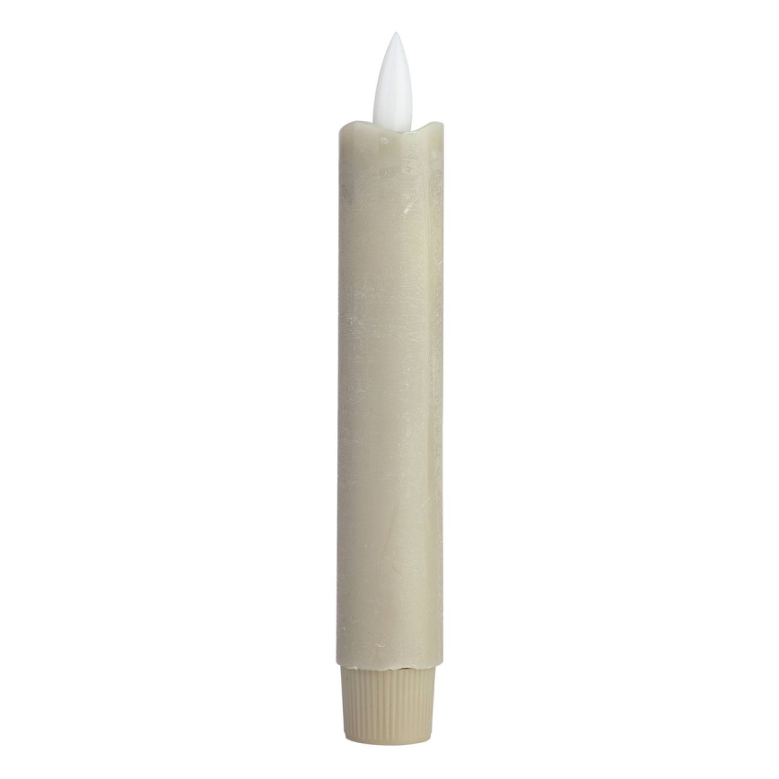 Eglo - SET 2x LED-Kerze LED/1xAAA 15 cm beige