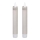 Eglo 422223 - SET 2x LED-Kerze ANTANABE LED/1xAAA 15 cm grau