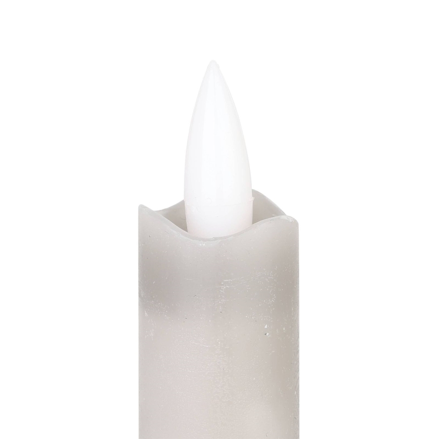 Eglo 422223 - SET 2x LED-Kerze ANTANABE LED/1xAAA 15 cm grau