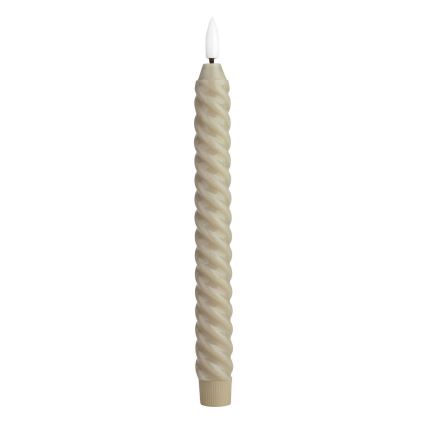Eglo - SET 2x LED-Kerze LED/1xAAA 24,5 cm beige