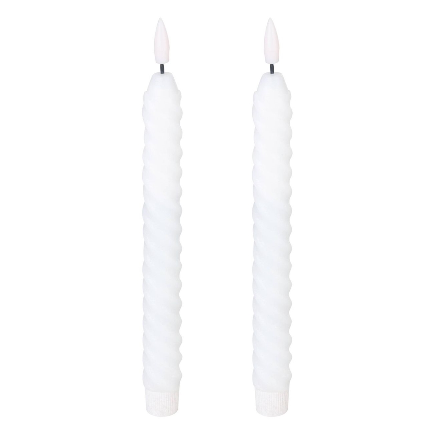 Eglo - SET 2x LED-Kerze LED/1xAAA 25 cm weiß
