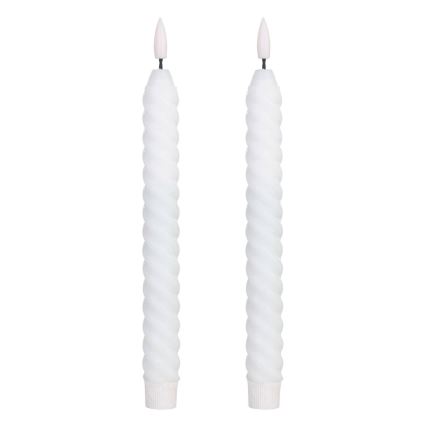 Eglo - SET 2x LED-Kerze LED/1xAAA 25 cm weiß