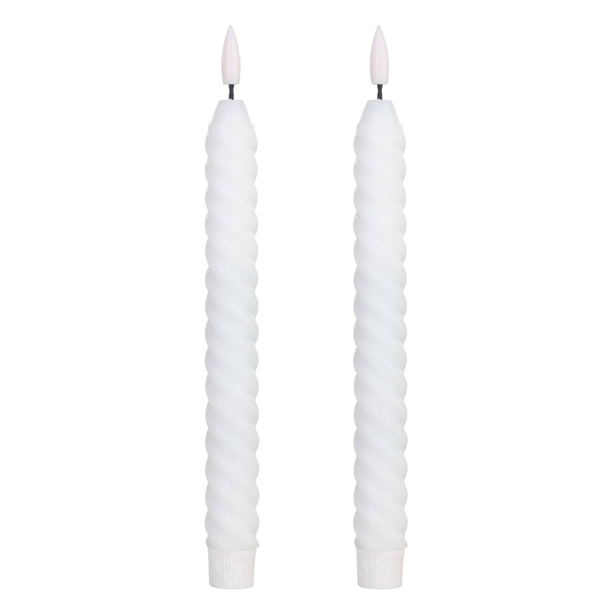 Eglo - SET 2x LED-Kerze LED/1xAAA 25 cm weiß