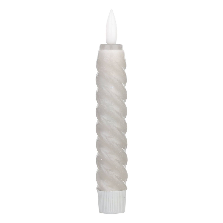 Eglo - SET 2x LED-Kerze LED/1xAAA 15 cm grau