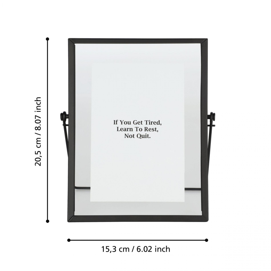 Eglo - Bilderrahmen 10x15 cm schwarz