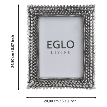 Eglo - Fotorahmen 13x18 cm silbern