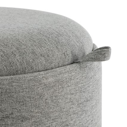 Eglo - SET 2x Sitzhocker d 34,5/39 cm grau