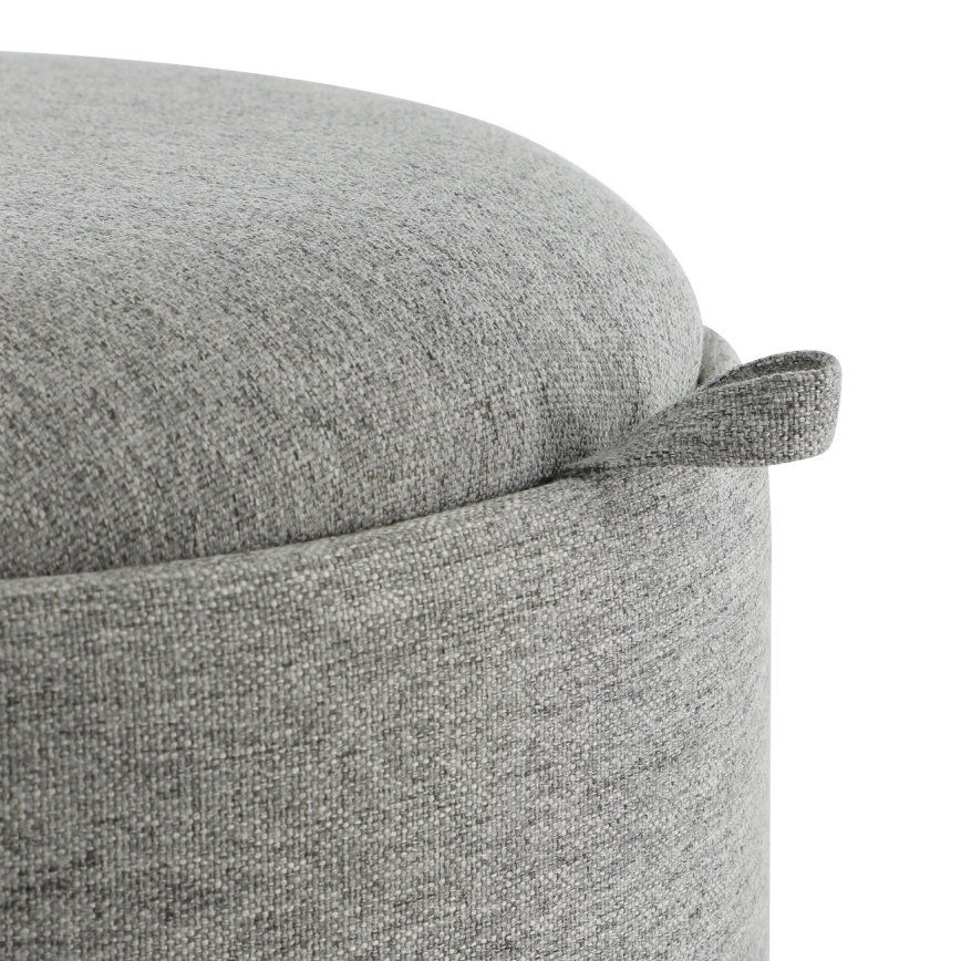 Eglo - SET 2x Sitzhocker d 34,5/39 cm grau