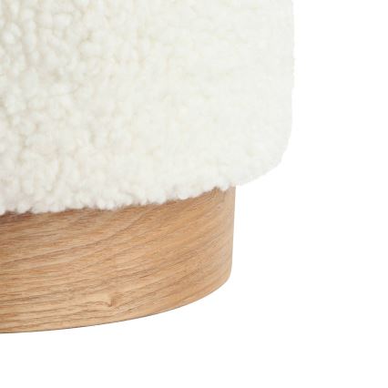 Eglo - SET 2x Hocker Ø 30,5/37 cm weiß