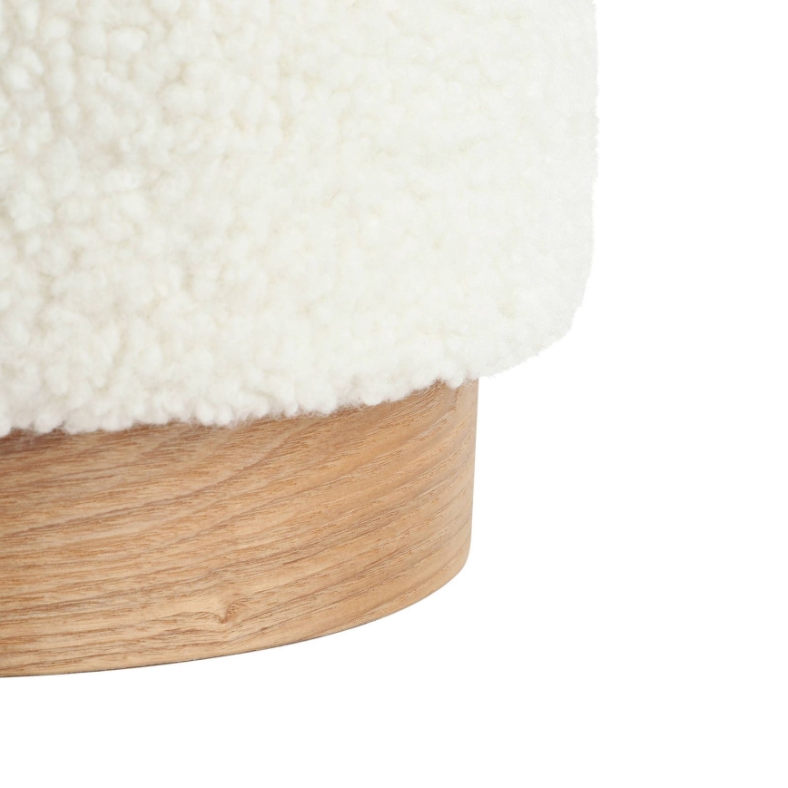 Eglo - SET 2x Hocker Ø 30,5/37 cm weiß