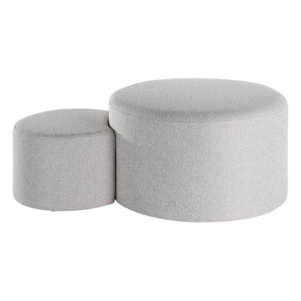 Eglo - SET 2x Sitzhocker grau