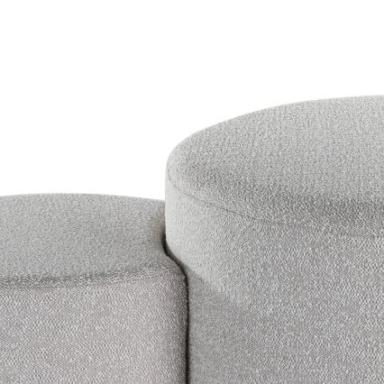 Eglo - SET 2x Sitzhocker grau