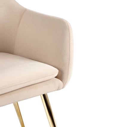 Eglo 424949 - Esszimmerstuhl APALIT 87,5x57,5 cm creme/goldfarben