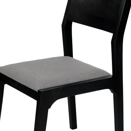 Eglo - Esszimmerstuhl 84x55 cm schwarz/grau