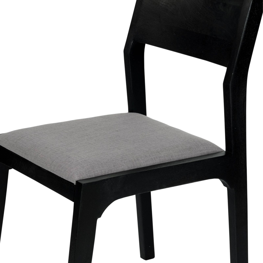 Eglo - Esszimmerstuhl 84x55 cm schwarz/grau