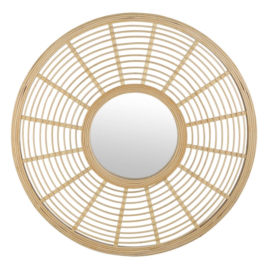 Eglo - Wandspiegel Ø 55 cm Bambus