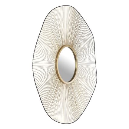 Eglo - Wandspiegel d 76 cm golden/schwarz
