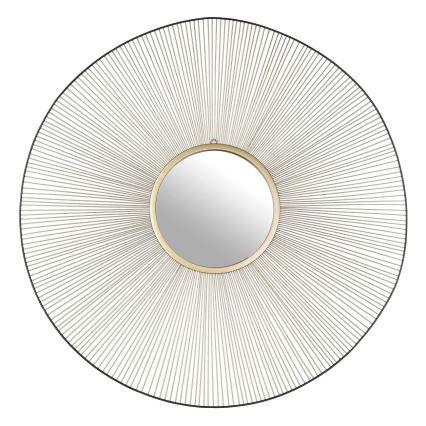 Eglo - Wandspiegel d 76 cm golden/schwarz