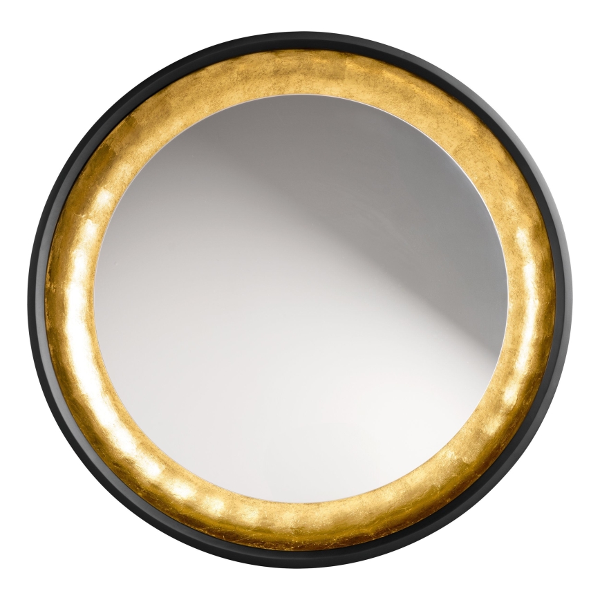 Eglo 425062 - Wandspiegel BONTANG Ø 90 cm schwarz/gold