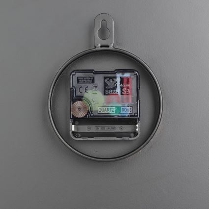 Eglo - Wanduhr 1xAA d 30 cm schwarz