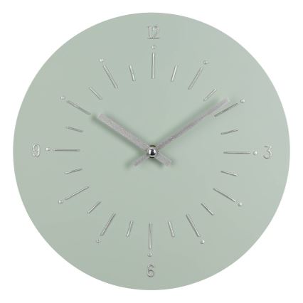 Eglo - Wanduhr 1xAA d 30 cm grün