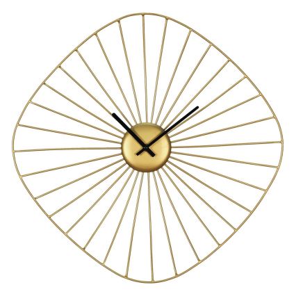 Eglo - Wanduhr 1xAA 50x50 cm golden