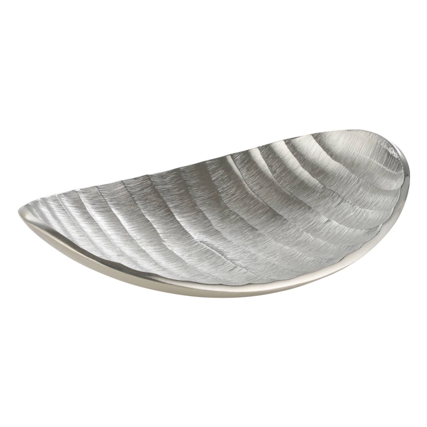 Eglo - Dekoratives Tablett 18,5x26 cm silbern